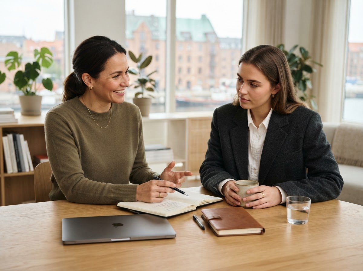 Blank Modningsdom — team der arbejder med dataanalyse og porteføljemodeller